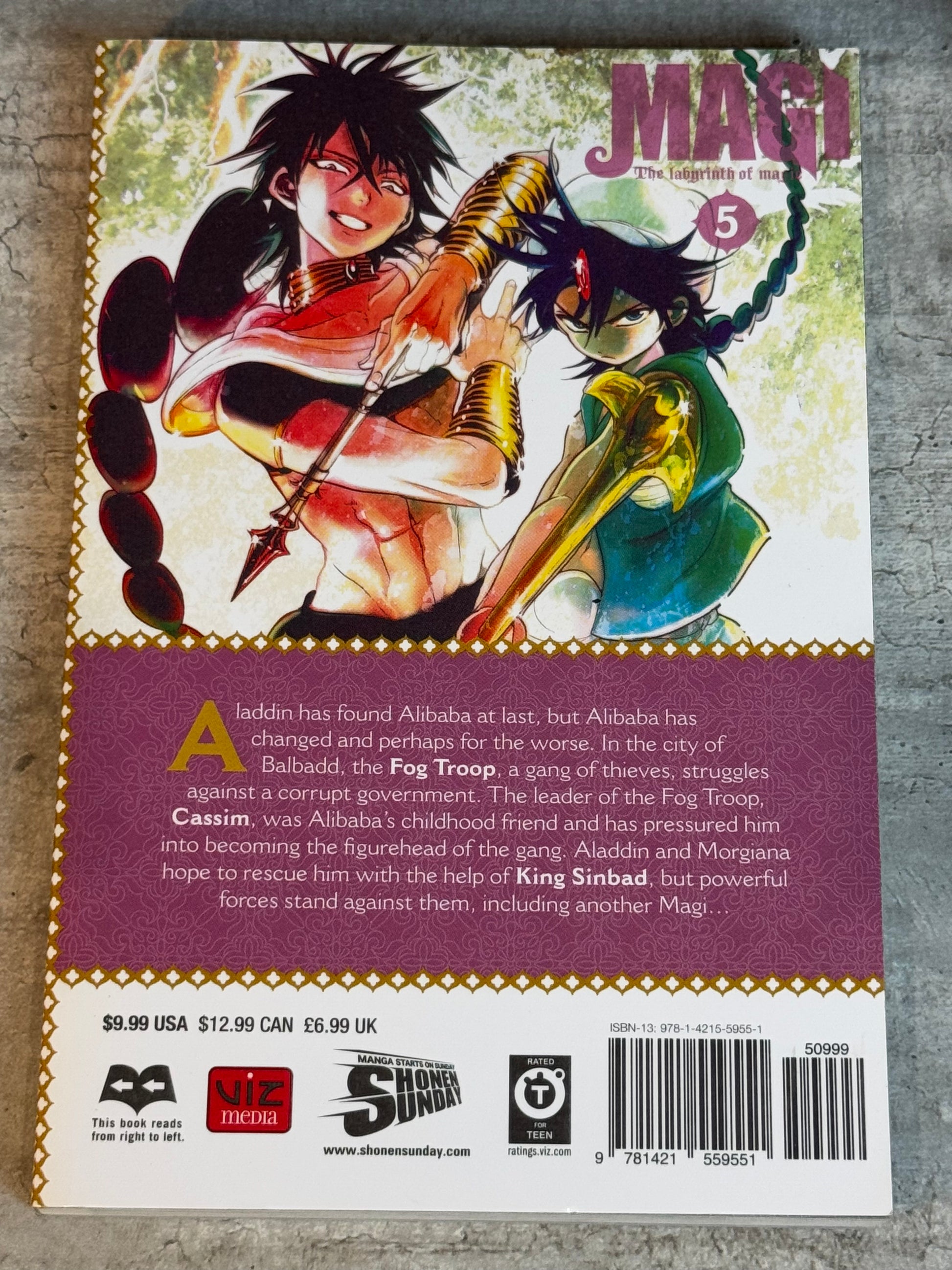 2014 - Viz Comics - Magi #5 - NM- - Eng - 2