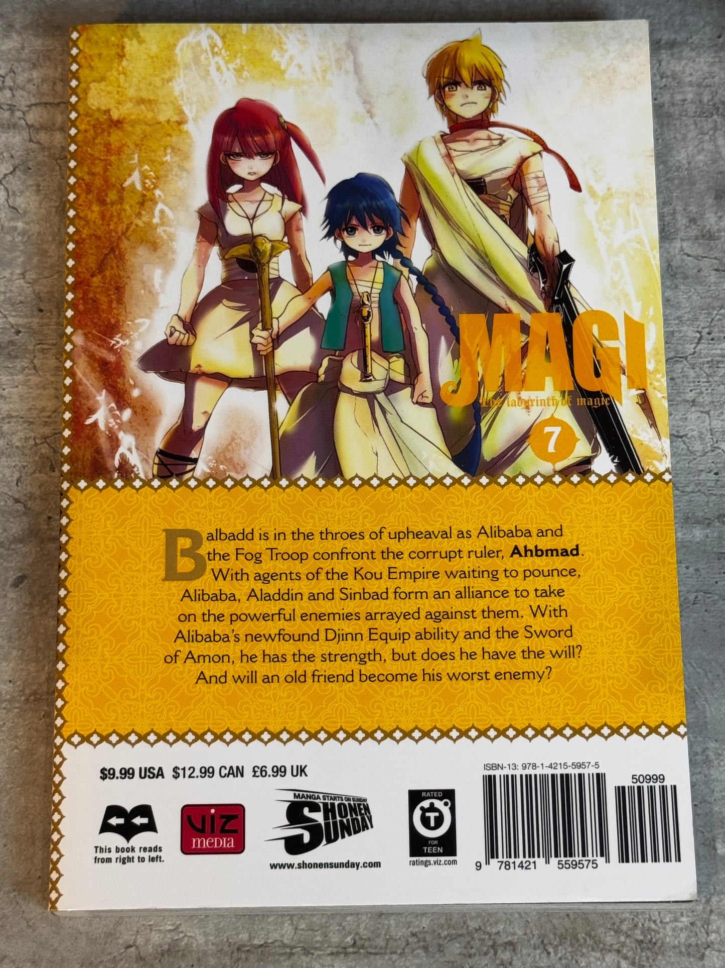 2014 - Viz Comics - Magi #7 - NM- - Eng - 2