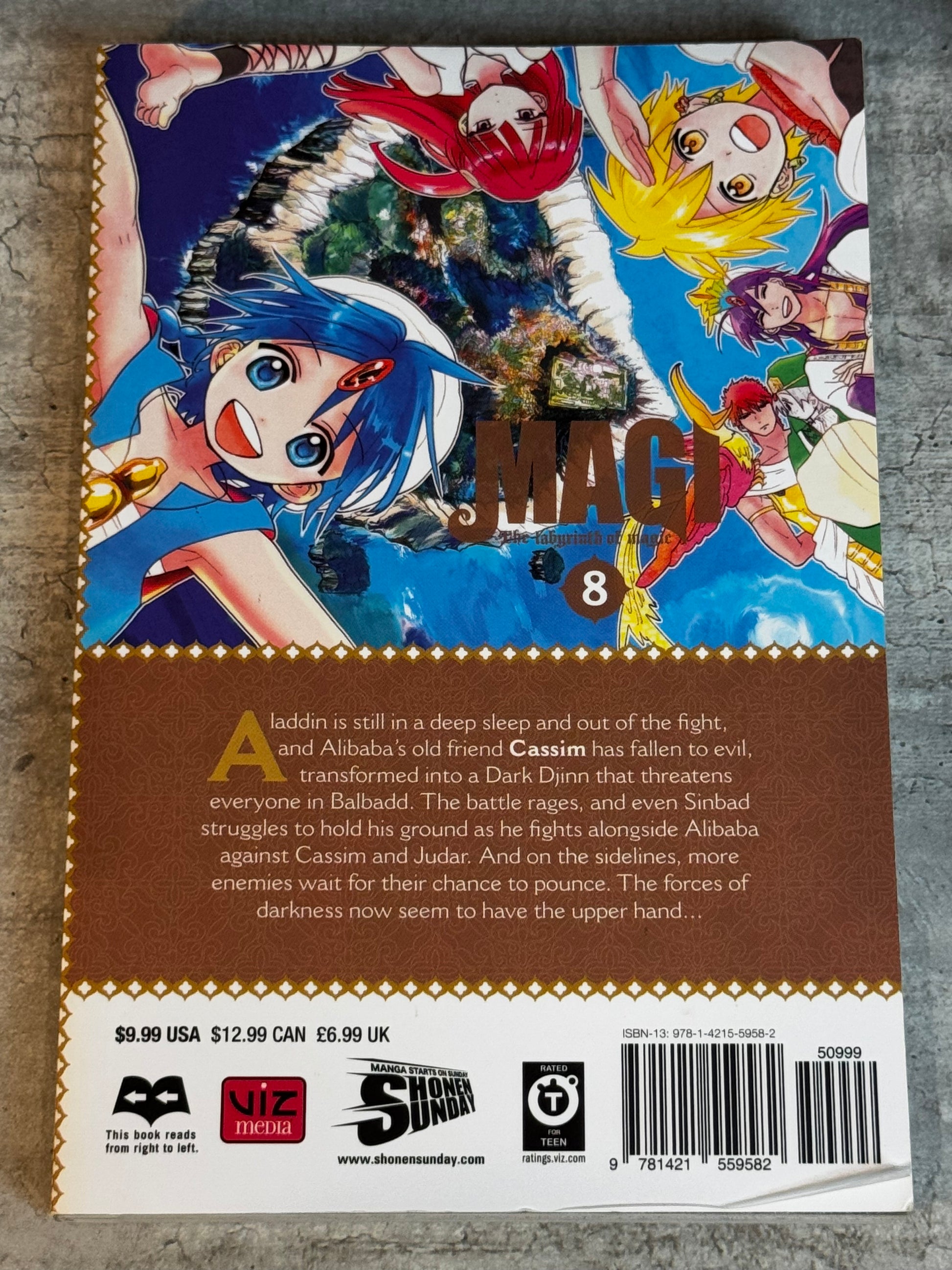 2014 - Viz Comics - Magi #8 - NM- - Eng - 2