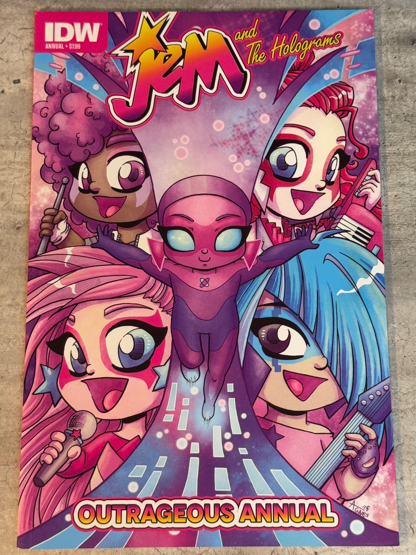 2015 - IDW Publishing - Jem & The Holograms Outrageous Annual #1 Var. B - M - Eng 1