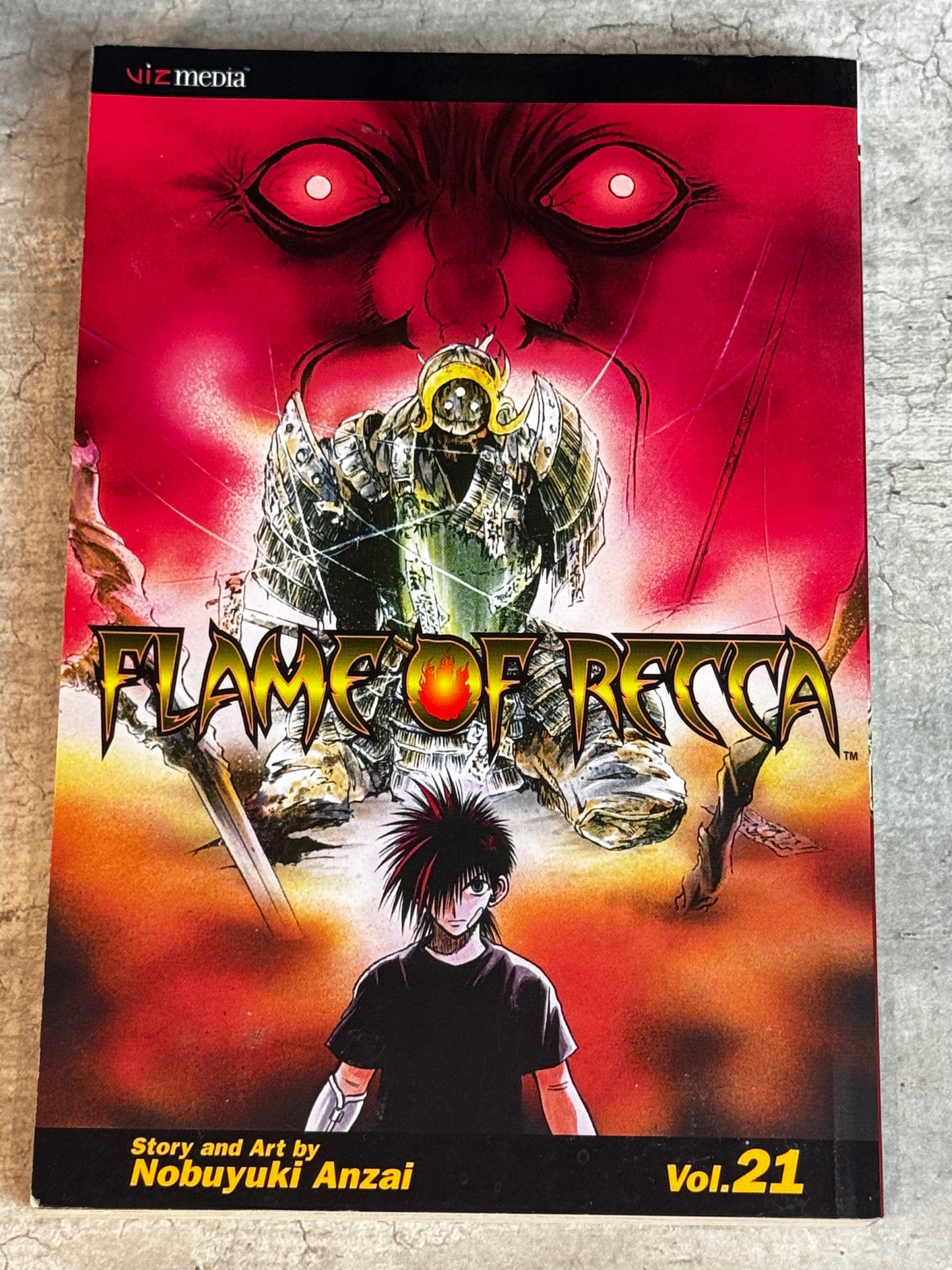 2003 - Viz Comics - Flame Of Recca #21 - NM- - Eng 1