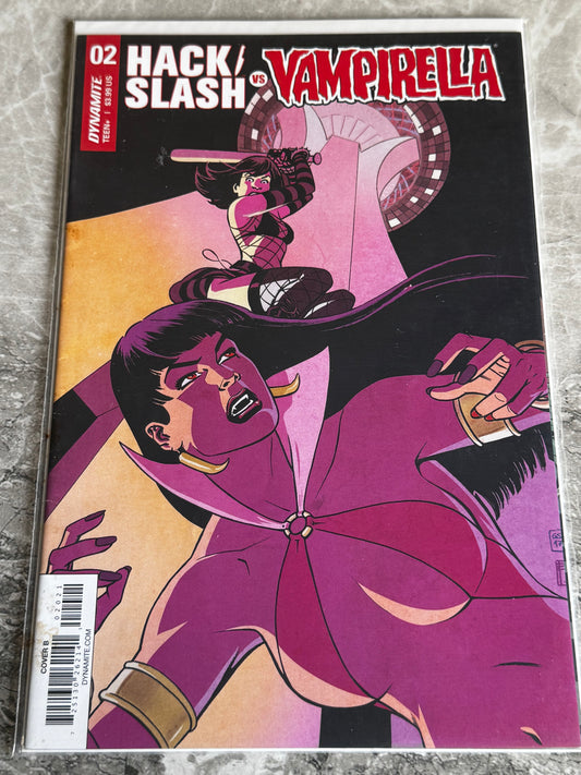 2017 - Dynamite Entertainment - Hack / Slash vs. Vampirella #2 Var. B - M - ENG 1