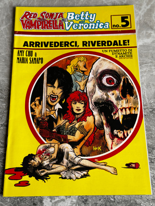2019 - Red Sonja and Vampirella Meet Betty and Veronica #5 Var. B - M - ENG 1