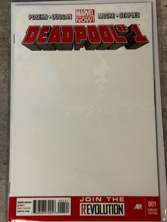 2012 - Deadpool, Vol. 4 #1 Var. D - In Wade We Trust - NM/M - ENG 1