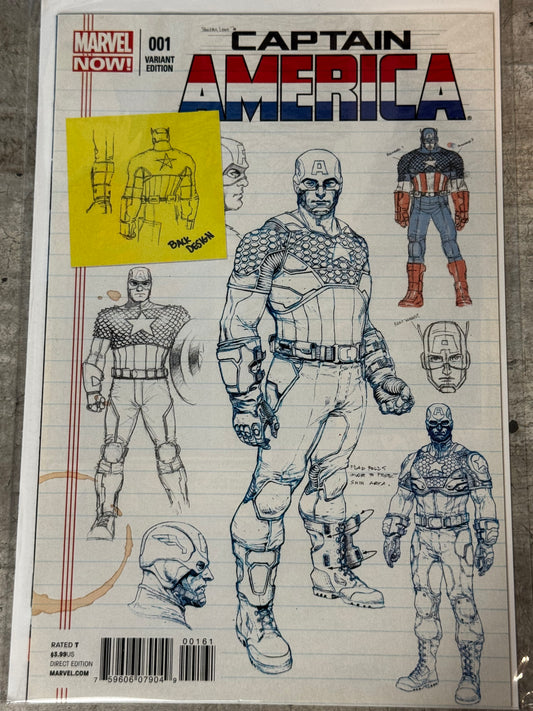 2012 - Captain America, Vol. 7 #1 Var. F - Chapter One - NM/M - ENG 1