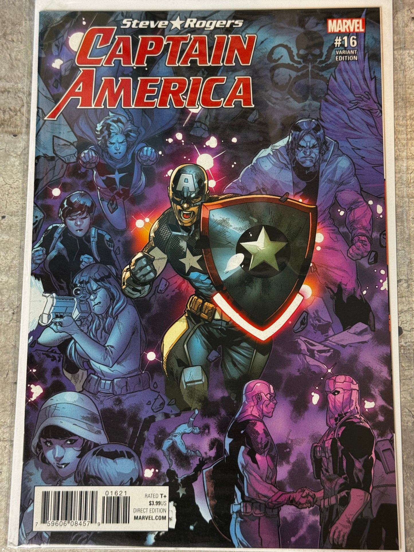 2017 - Captain America: Steve Rogers #16 Var. B - Opening Salvo - NM/M - ENG 1
