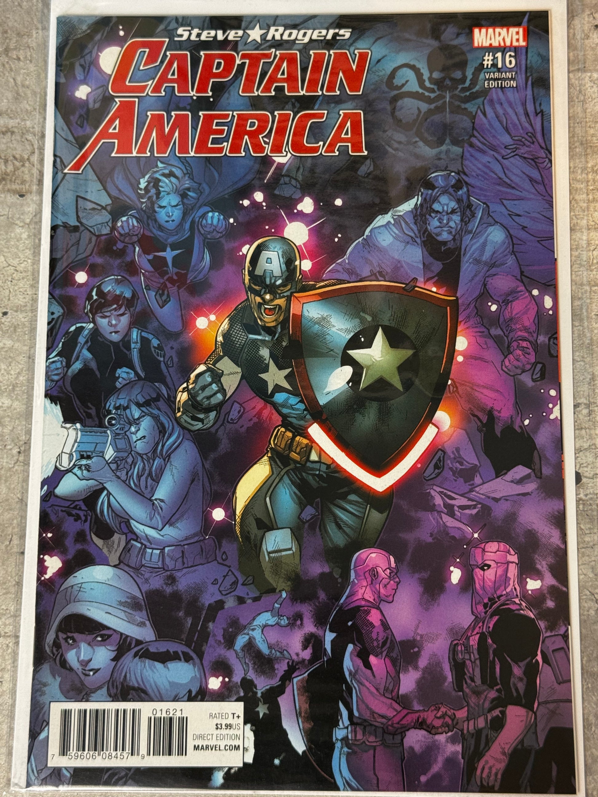 2017 - Captain America: Steve Rogers #16 Var. B - Opening Salvo - NM/M - ENG 1
