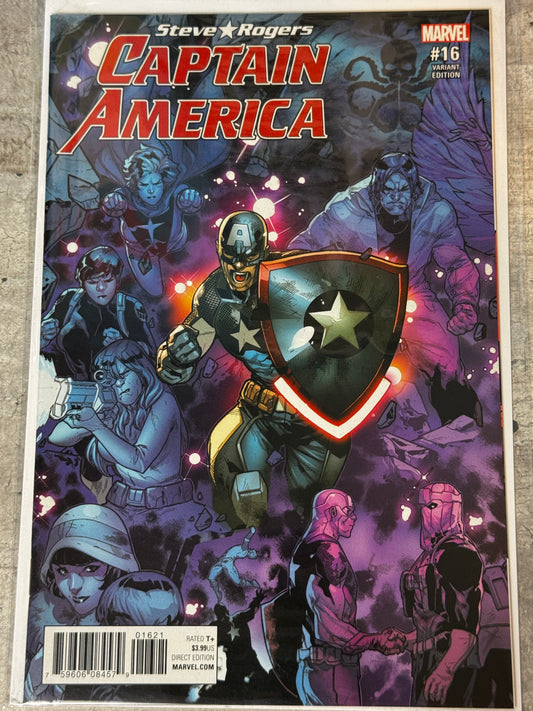 2017 - Captain America: Steve Rogers #16 Var. B - Opening Salvo - NM/M - ENG 1