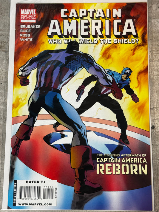 2009 - Captain America Reborn: Who Will Wield the Shield? #1 Var. B - NM/M - ENG 1