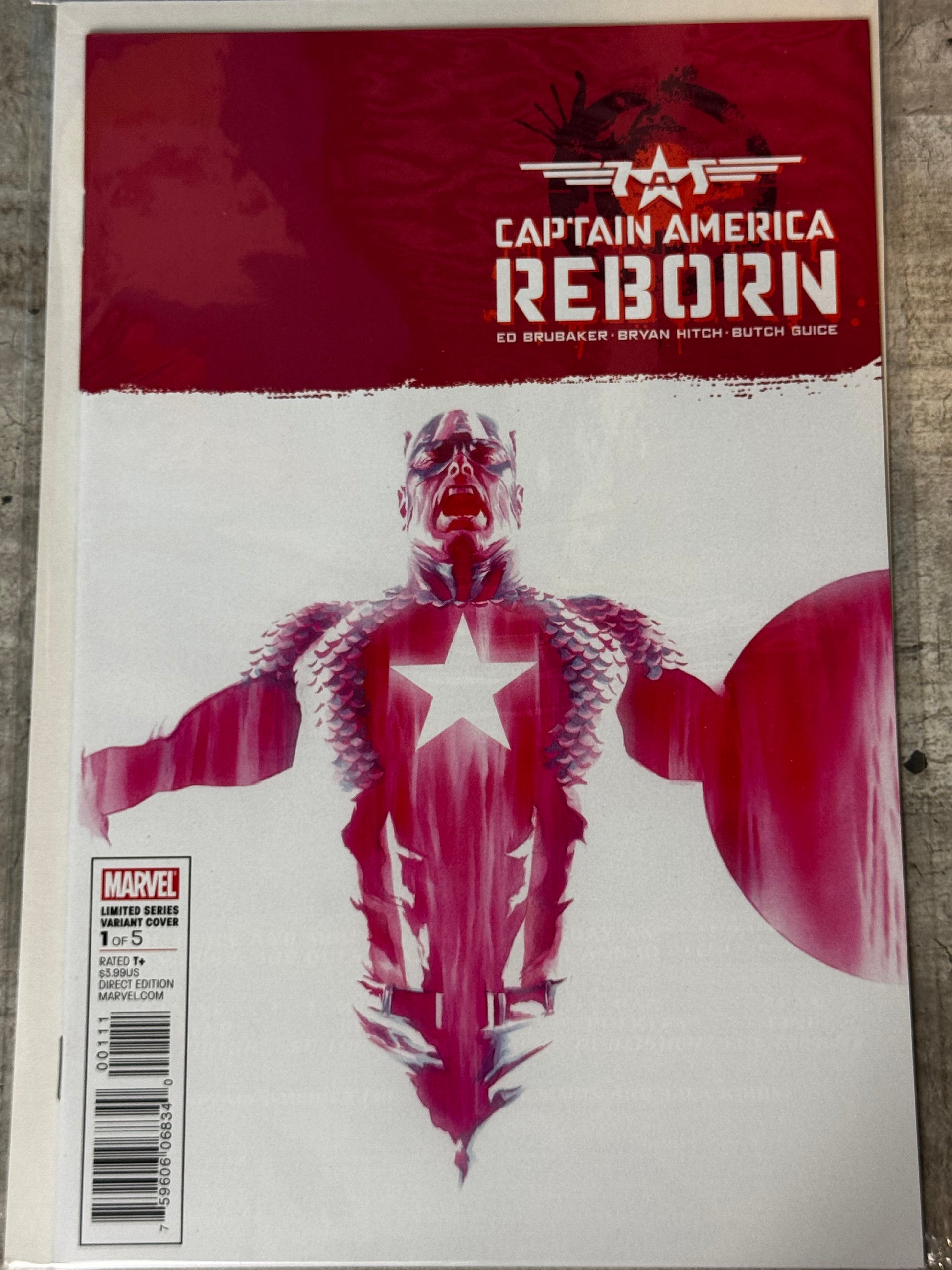 2009 - Captain America: Reborn #1 Var. B - M - ENG 1