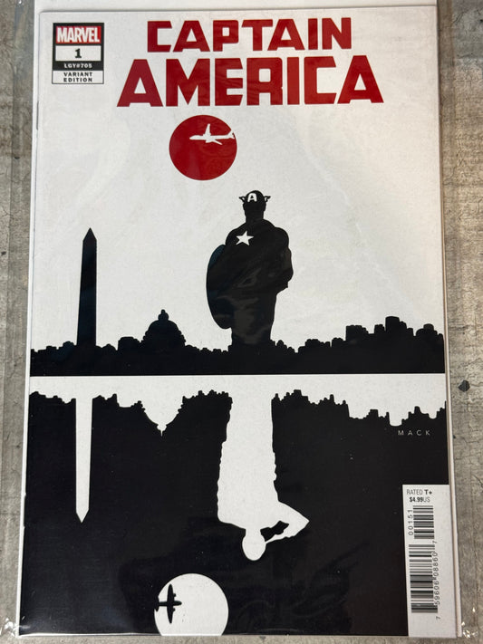 2018 - Captain America, Vol. 9 #1 Var. E - Part 1 - NM/M - ENG 1