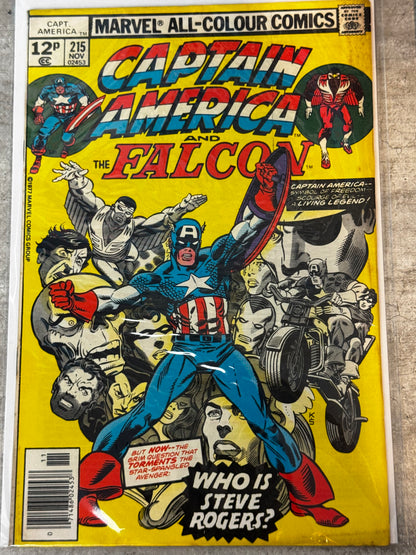 1977 - Captain America, Vol. 1 #215 Var. C - VF/NM - ENG 1