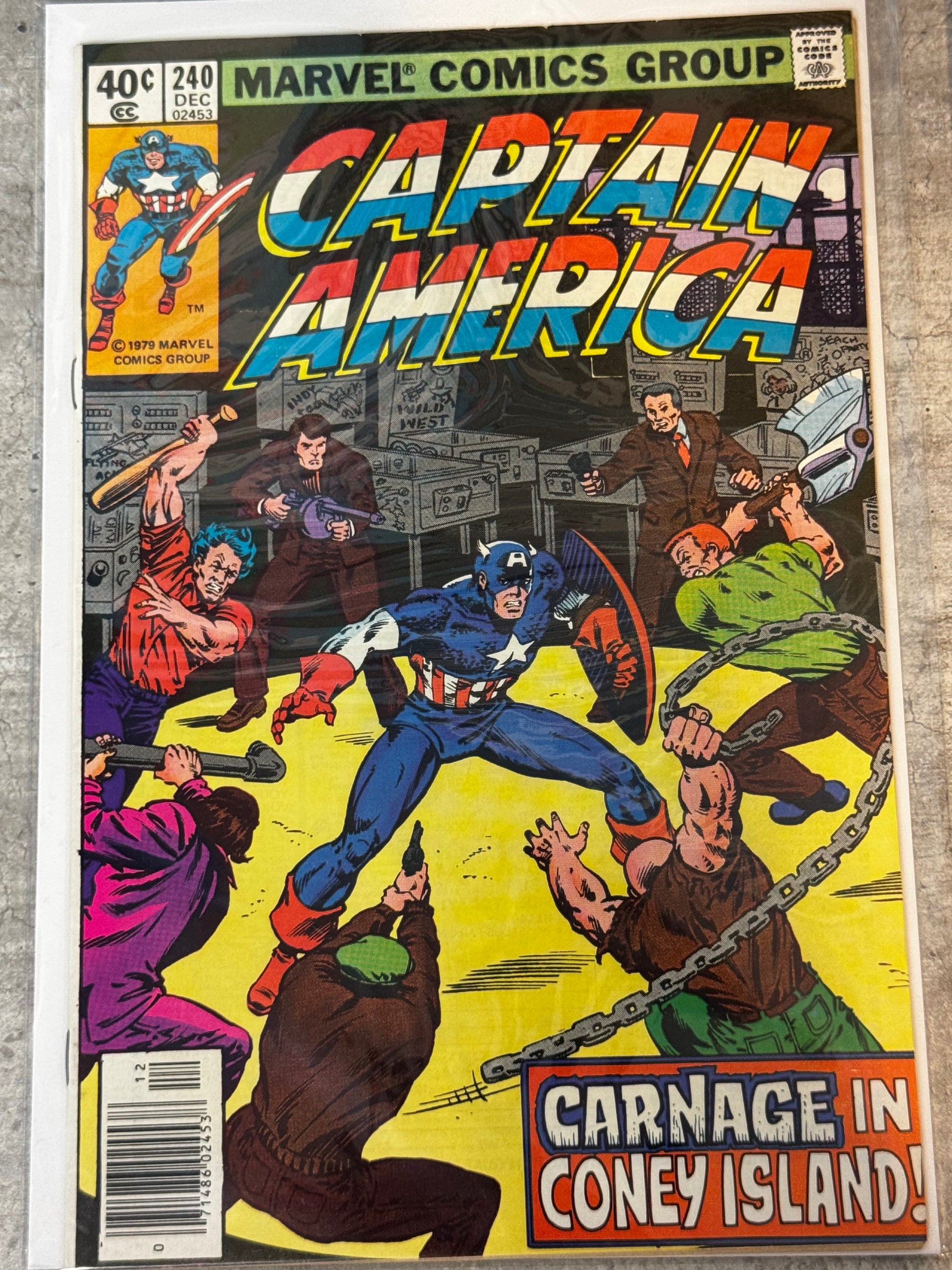 1979 - Captain America, Vol. 1 #240 Var. B - Gang Wars! - VF/NM - ENG 1