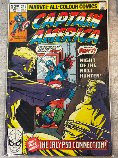 1980 - Captain America, Vol. 1 #245 Var. C - VF/NM - ENG 1