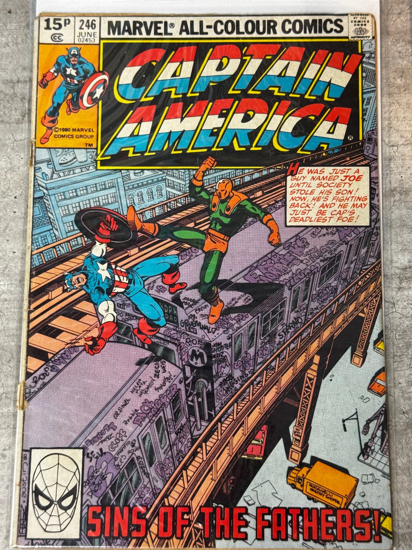 1980 - Captain America, Vol. 1 #246 Var. A - VF/NM - ENG 1