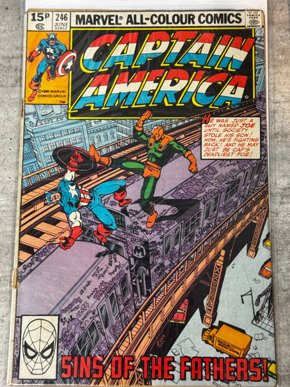1980 - Captain America, Vol. 1 #246 Var. A - VF/NM - ENG 1