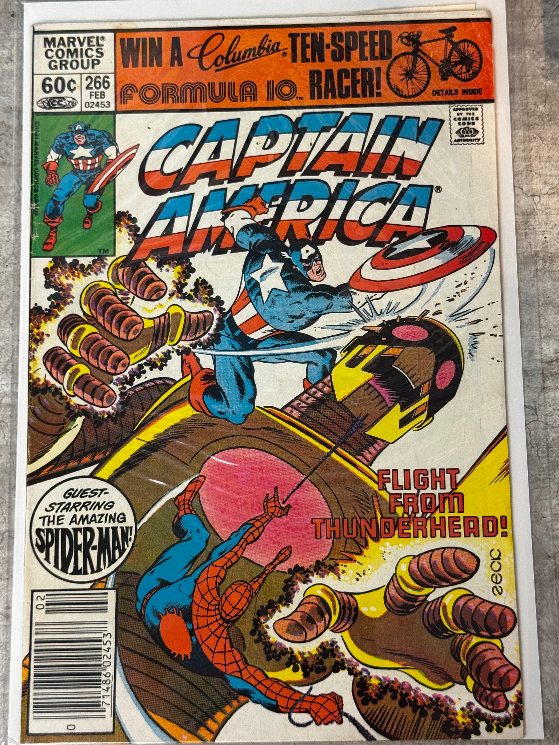 1982 - Captain America, Vol. 1 #266 Var. B - VF/NM - ENG 1