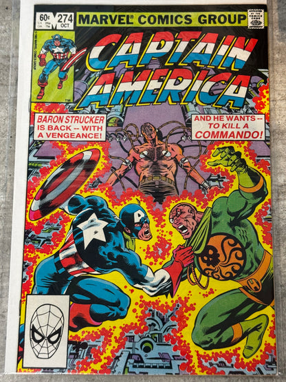 1982 - Captain America, Vol. 1 #274 Var. A - Death of a Hero! - VF/NM - ENG 1