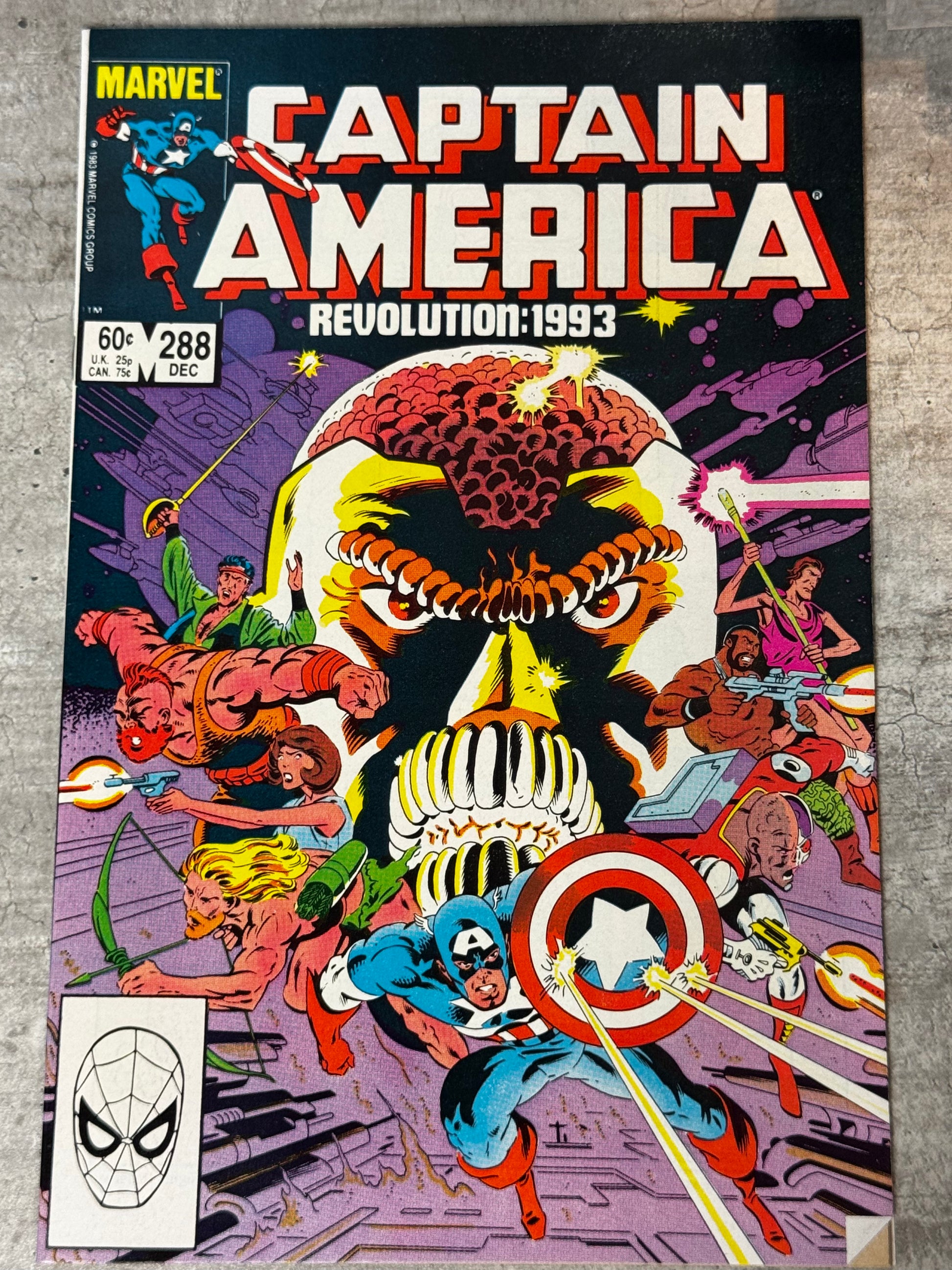 1983 - Captain America, Vol. 1 #288 Var. A - Mazes! - VF/NM - ENG 1