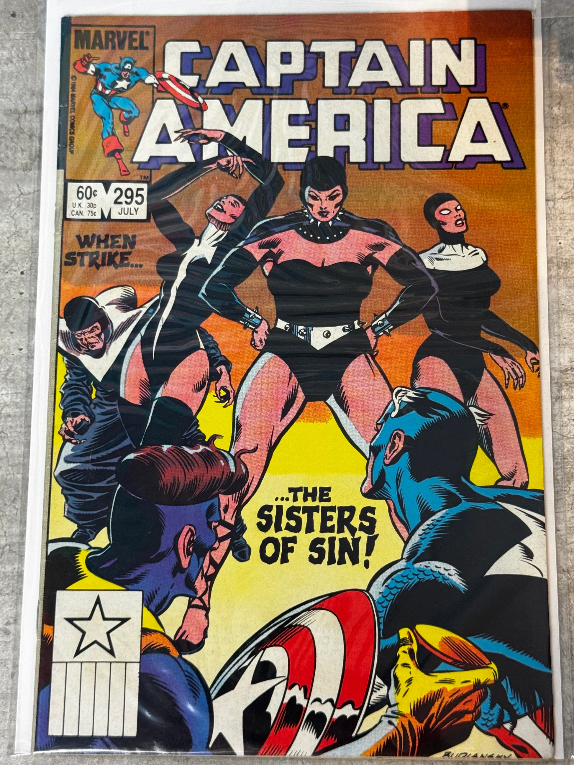 1984 - Captain America, Vol. 1 #295 Var. A - VF/NM - ENG 1