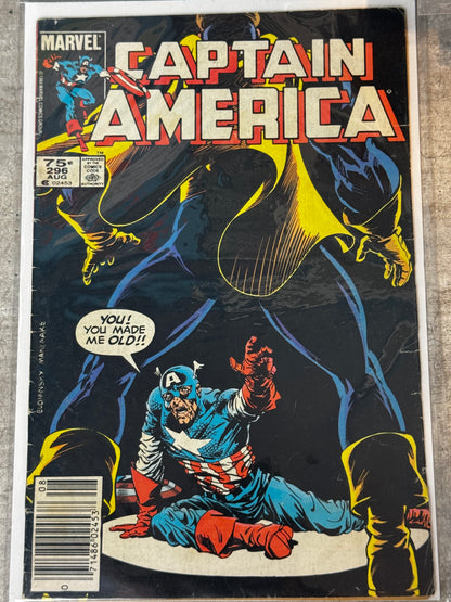 1984 - Captain America, Vol. 1 #296 Var. C - Things Fall Apart! - VF/NM - ENG 1