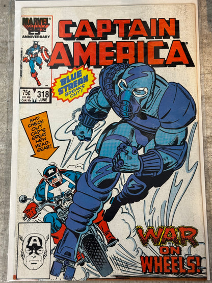1986 - Captain America, Vol. 1 #318 Var. A - Justice Is Served! - VF/NM - ENG 1