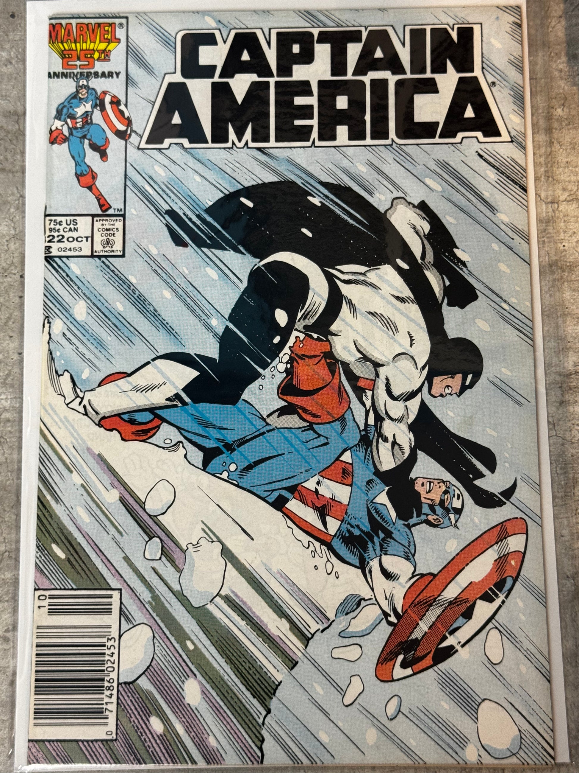 1986 - Captain America, Vol. 1 #322 Var. B - The Chasm - VF/NM - ENG 1