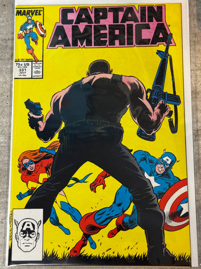 1987 - Captain America, Vol. 1 #331 Var. A - Soldier, Soldier - VF/NM - ENG 1