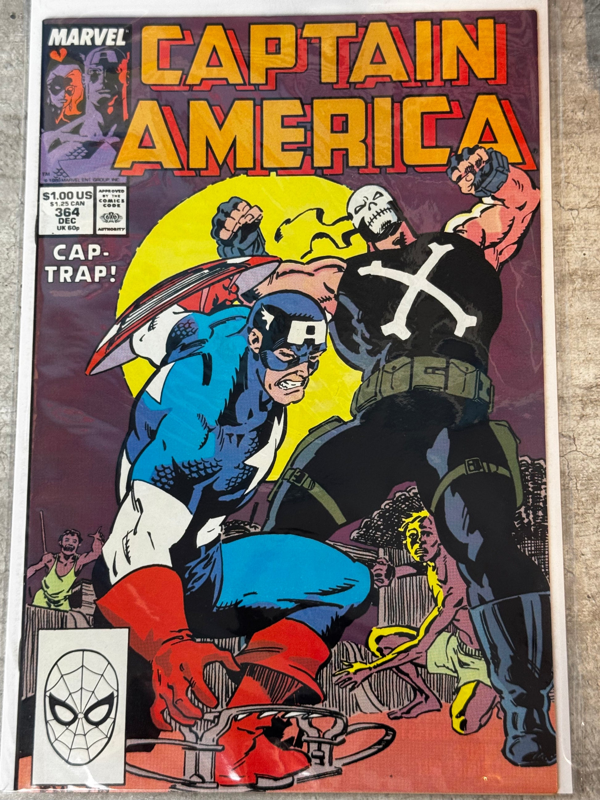 1989 - Captain America, Vol. 1 #364 Var. A - Man Trap - VF/NM - ENG 1