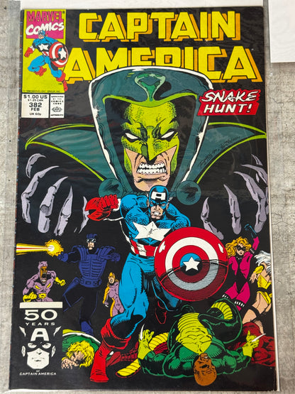 1991 - Captain America, Vol. 1 #382 Var. A - VF/NM - ENG 1