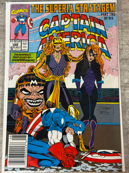 1991 - Captain America, Vol. 1 #388 Var. B - VF/NM - ENG 1