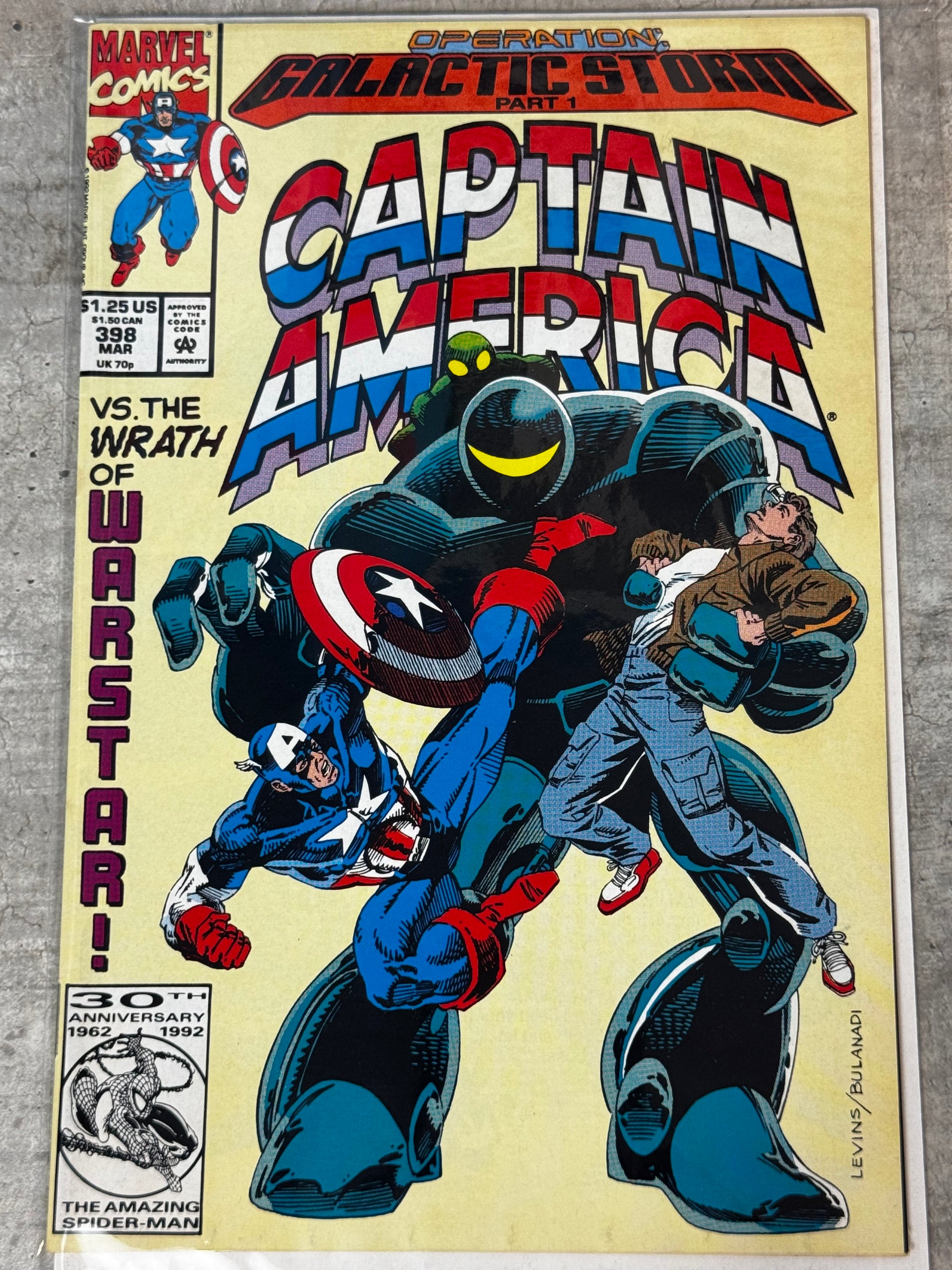 1992 - Captain America, Vol. 1 #398 Var. A - Part 1 - VF/NM - ENG 1