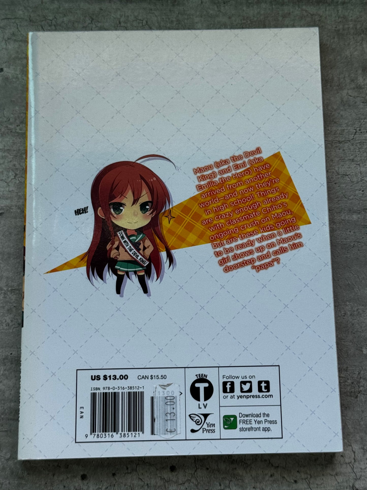 2015 - The Devil is a Part-Timer! High School! #2 - NM+ - ENG 2