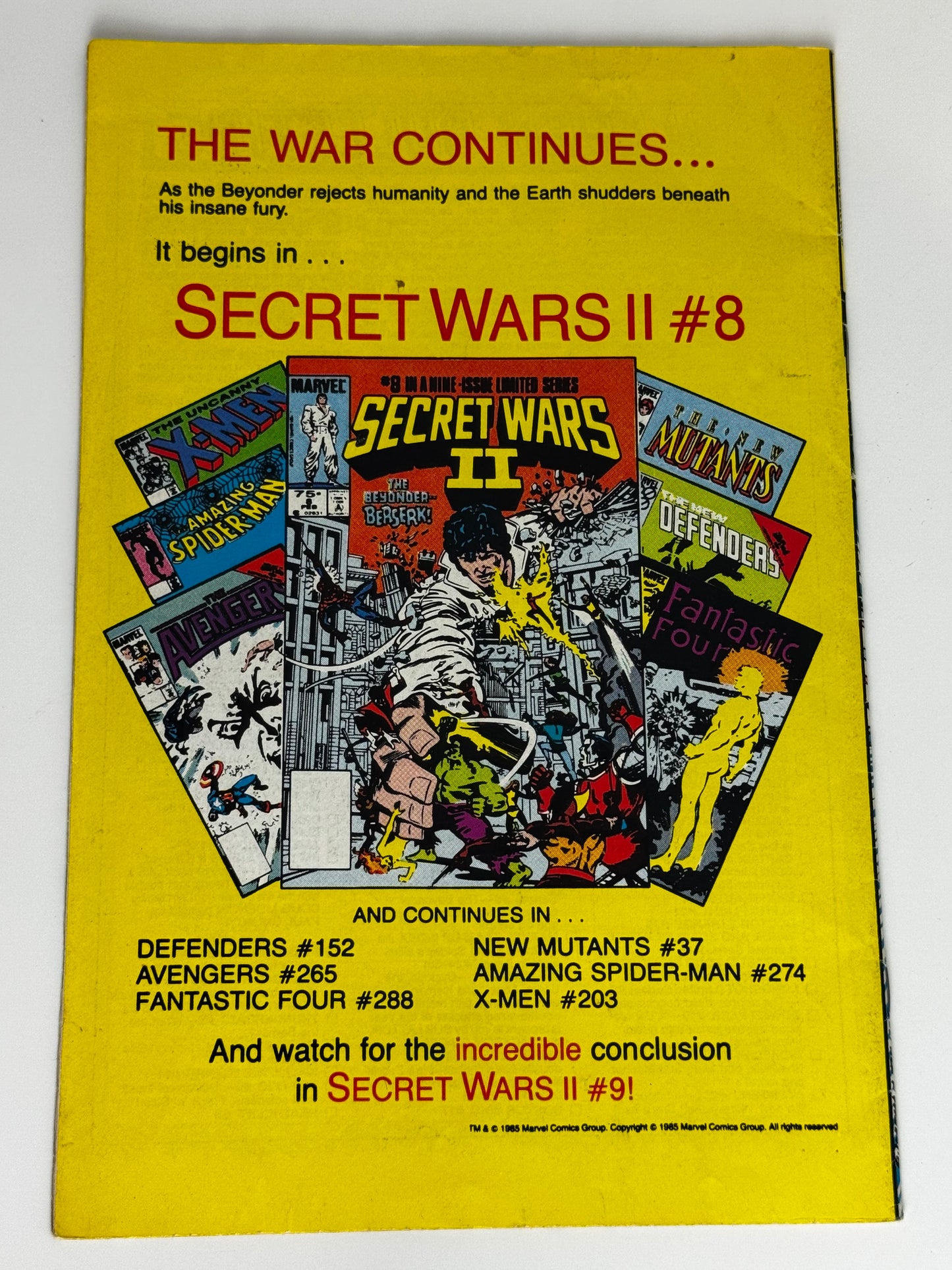 1985 - The Avengers, Vol. 1 #264 Var. A - Stings and Sorrows! - F/VF - ENG 2