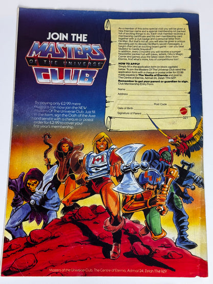 1985 - Masters Of The Universe [UK] #17 - VF - ENG