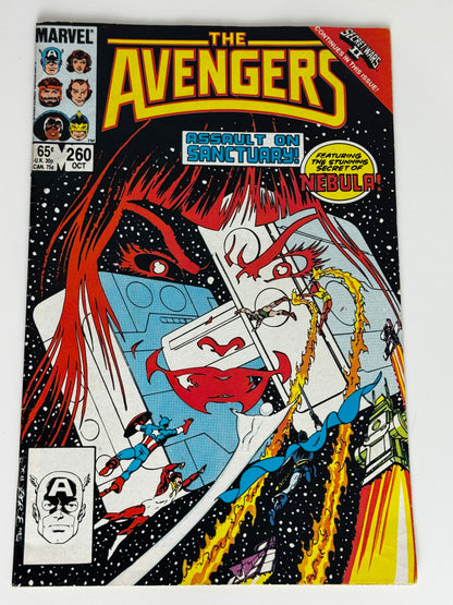 1985 - The Avengers, Vol. 1 #260 Var. A - Assault on Sanctuary II - F/VF - ENG