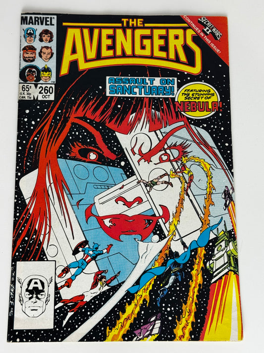 1985 - The Avengers, Vol. 1 #260 Var. A - Assault on Sanctuary II - F/VF - ENG