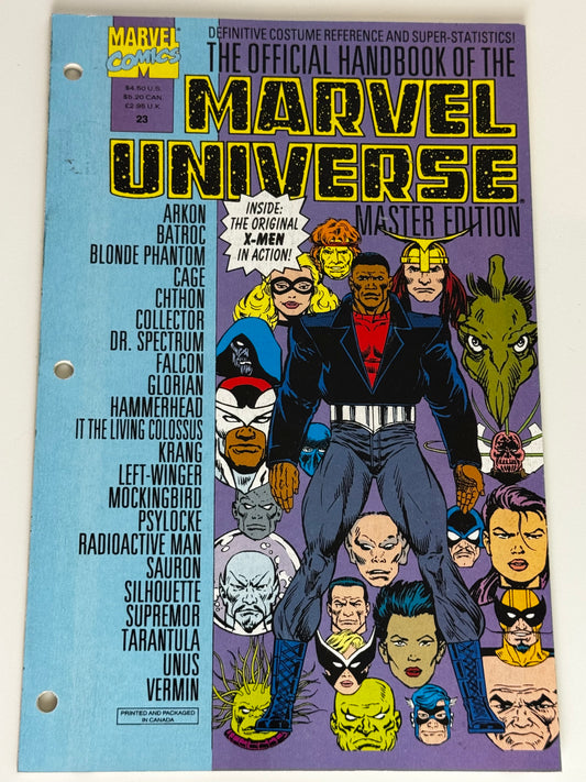1992 - Official Handbook of the Marvel Universe: Mr. Ed. (Vol. 3) #23 - VF - ENG 1