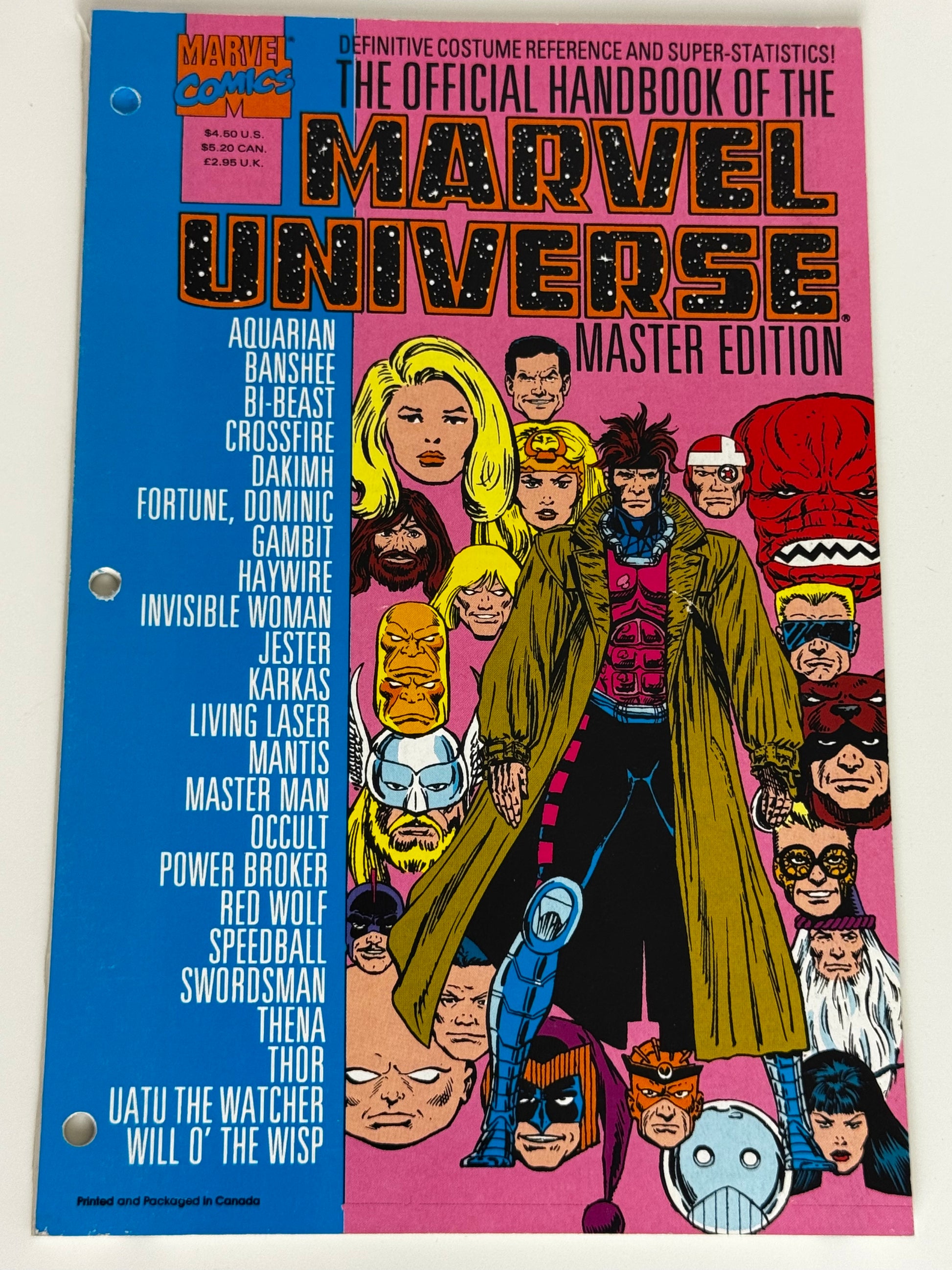 1992 - Official Handbook of the Marvel Universe: Mr. Ed. (Vol. 3) #21 - VF - ENG 1