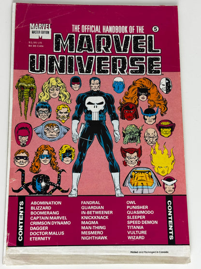 1991 - Official Handbook of the Marvel Universe: Mr. Ed. (Vol. 3) #5 - VF - ENG 1