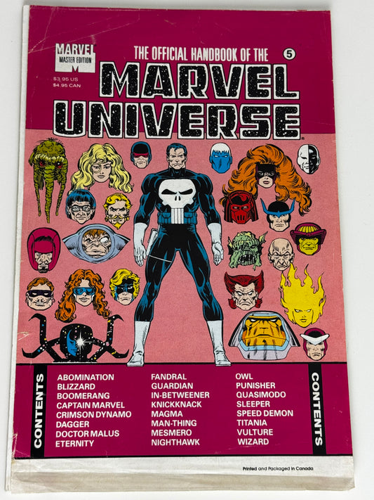 1991 - Official Handbook of the Marvel Universe: Mr. Ed. (Vol. 3) #5 - VF - ENG 1