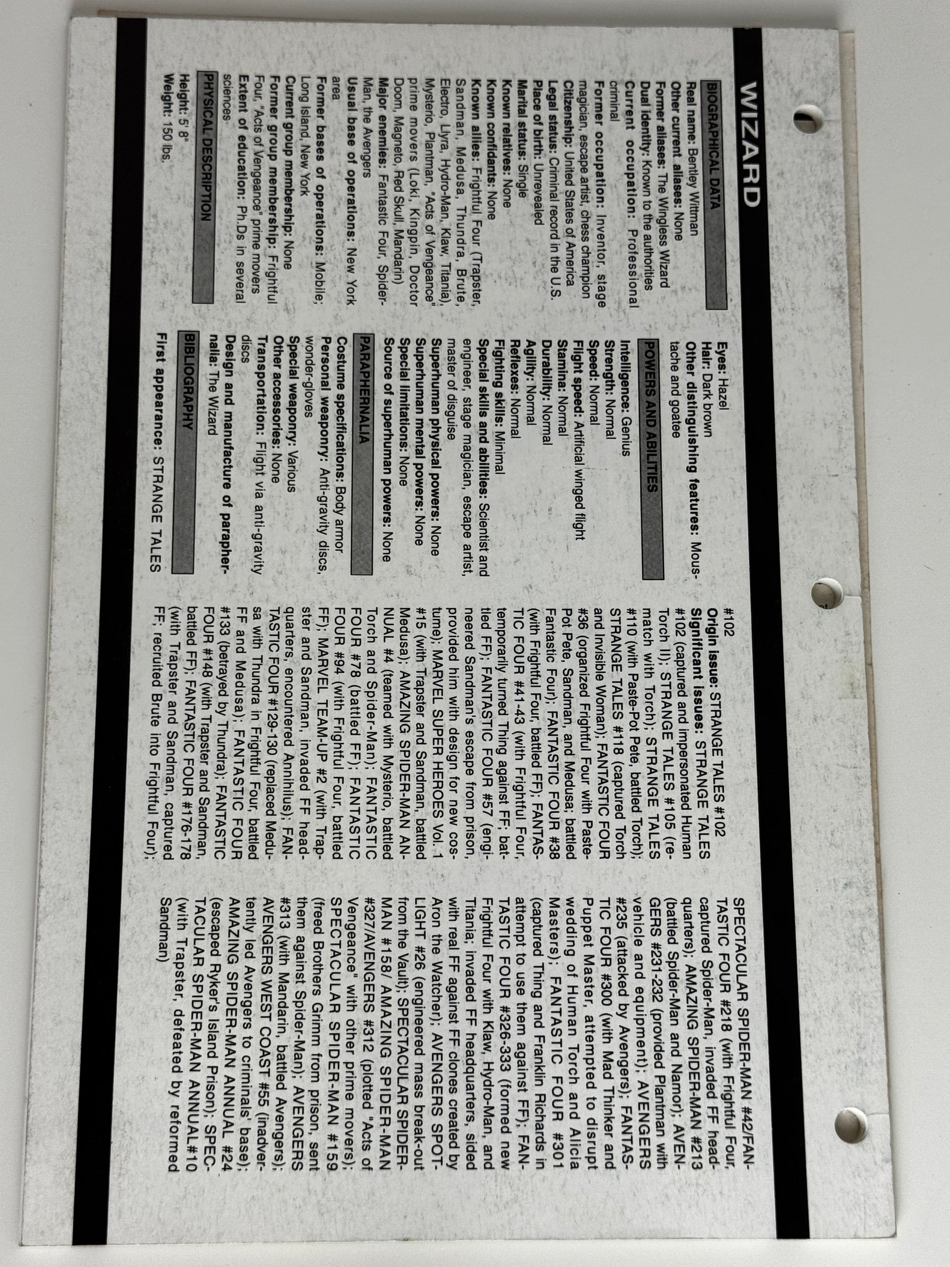 1991 - Official Handbook of the Marvel Universe: Mr. Ed. (Vol. 3) #5 - VF - ENG 2