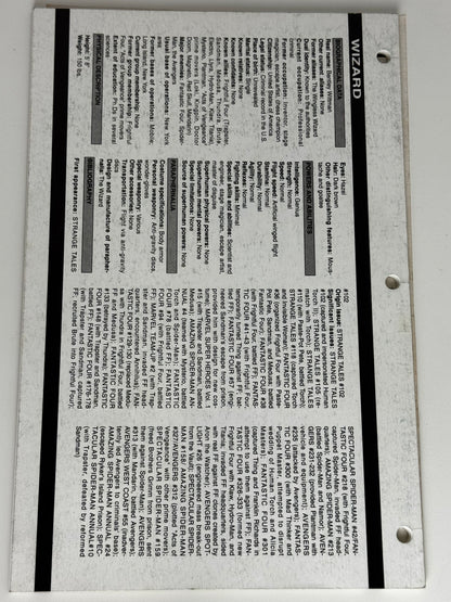 1991 - Official Handbook of the Marvel Universe: Mr. Ed. (Vol. 3) #5 - VF - ENG 2