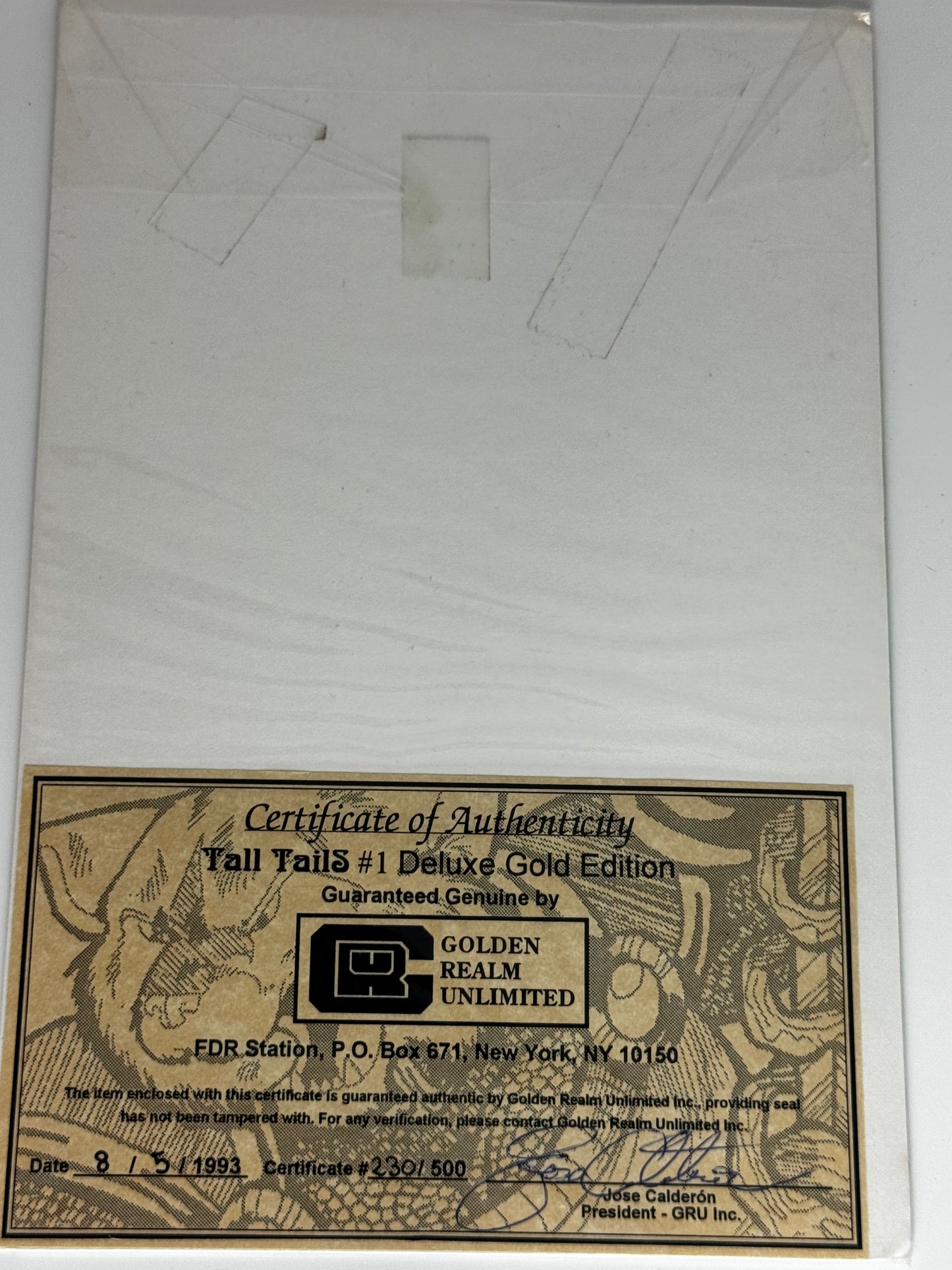 1993 - Tall Tails #1 - NM+ - ENG 2