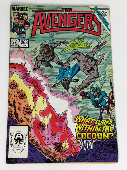 1985 - The Avengers, Vol. 1 #263 Var. A - What Lurks Below? - F/VF - ENG 1
