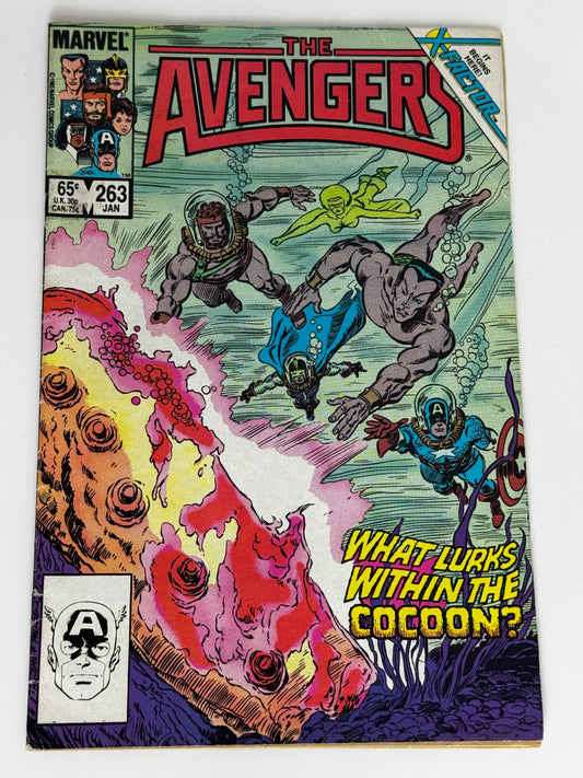 1985 - The Avengers, Vol. 1 #263 Var. A - What Lurks Below? - F/VF - ENG 1