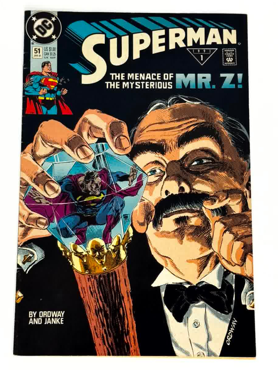 1991 - Superman, Vol. 2 #51 Var. A - VF+ - ENG 1