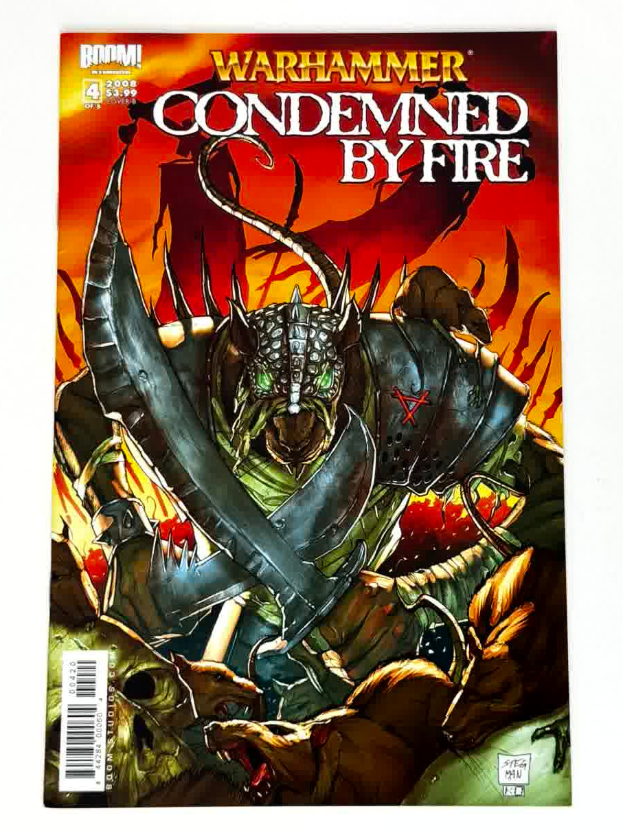 2008 - Warhammer: Condemned By Fire #4 Var. B - NM- - ENG 1