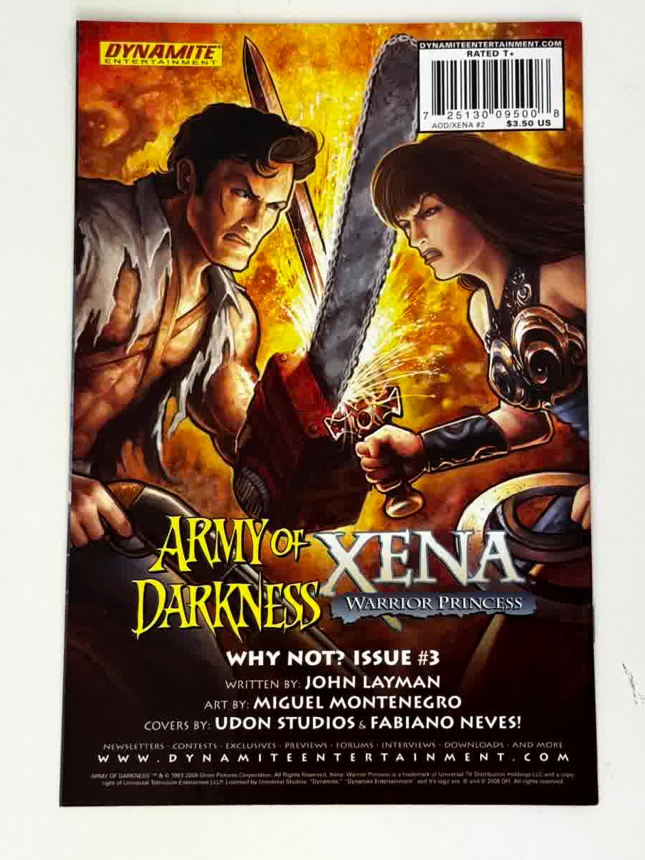 2008 - Army of Darkness / Xena: Why Not? #2 Var. B - NM+ - ENG 2