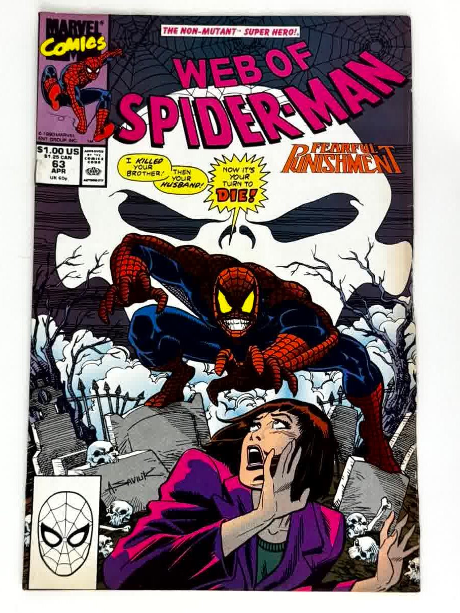 1990 - Web of Spider-Man, Vol. 1 #63 Var. A - NM- - ENG 1